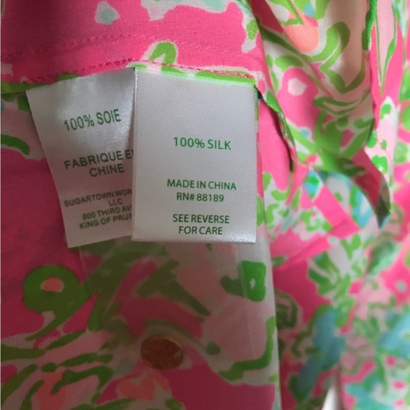 NWT Lilly Pulitzer SOUTHERN CHARM ELSA XS. RETAIL $158. HTF. - Picture 6 of 7